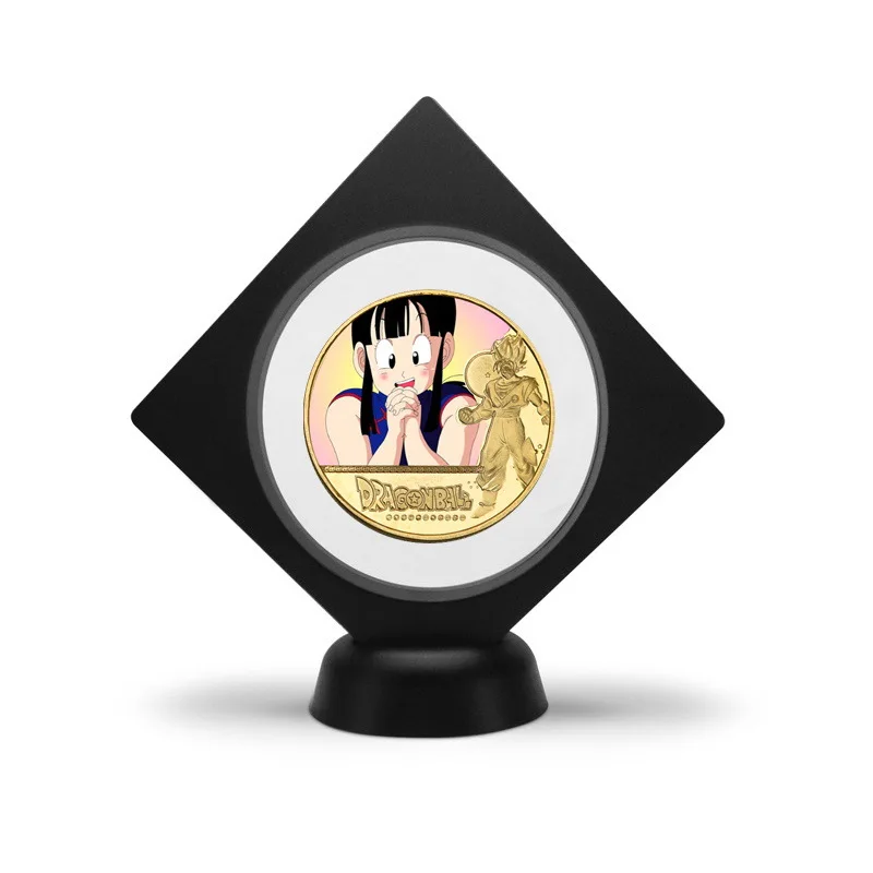 كارتون التنين الكرة الأحرف الذهب تذكارية عملة معدنية مستديرة بطاقة شارة سلسلة لعبة جمع عملة المشجعين الإبداعية هدية