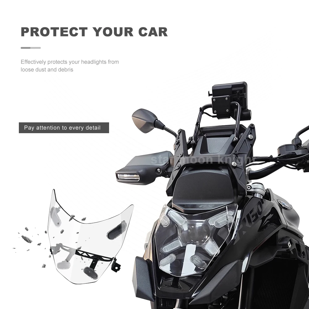 Headlight Protection Cover For BMW R1300GS R 1300 GS R1300 GS Motorcycle NEW Head Light Guard Protector Cover