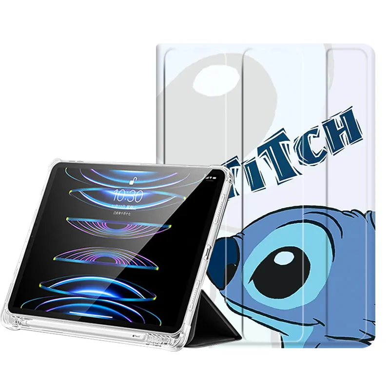 

Cartoon Cute Stitch Ipad 10th Generation Case Tablet for 10.2inch 7th/ 8th/9th Air 4 5 10.9 Mini 4/5/6 IPad Protective Cover