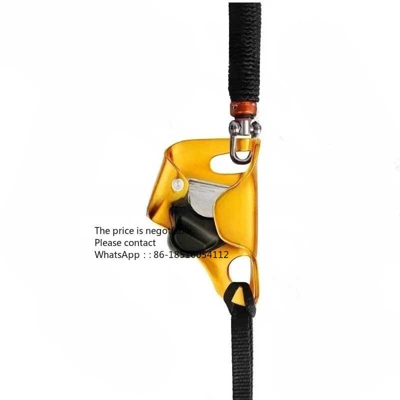 

Running Rope Knee type Auxiliary Ascender Pedal with Firefighting Exploration Cave Climbing Auxiliary Walking Rope