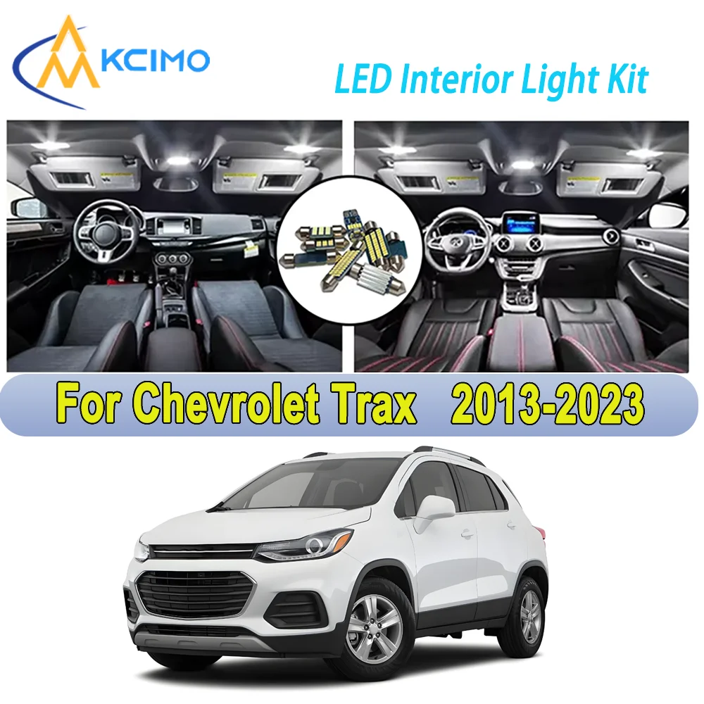 

New Light Bulb For Chevrolet Trax (2013-2023) Premium Bright LED Interior Dome Map Trunk Light Kit Car Led Lamps Car LED Lights
