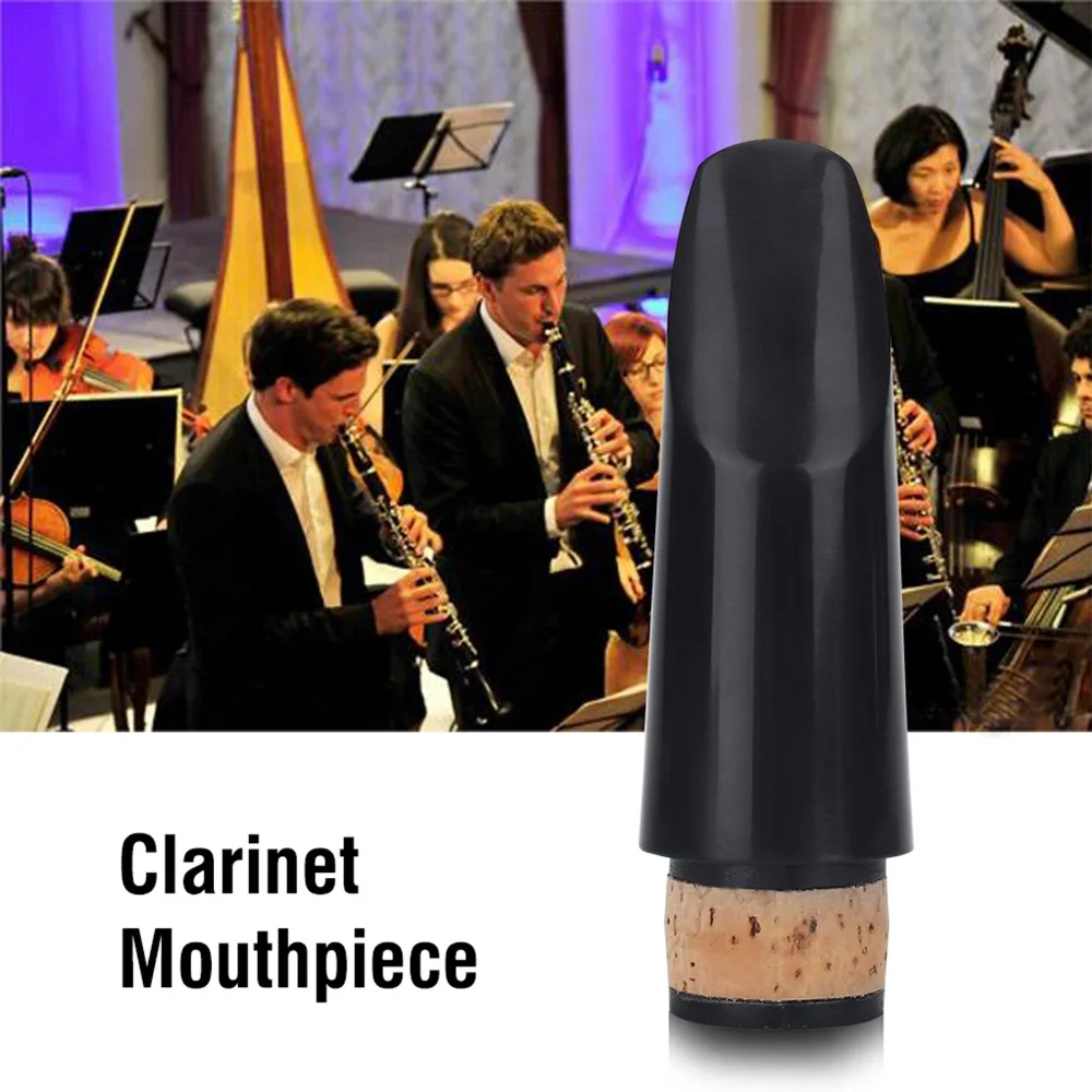 Resin Clarinet Mouthpiece​ ​Smooth Surface​ Bright sound ​BB Clarinet Mouthpiece ​Black ​B Flat Clarinet Mouthpiece