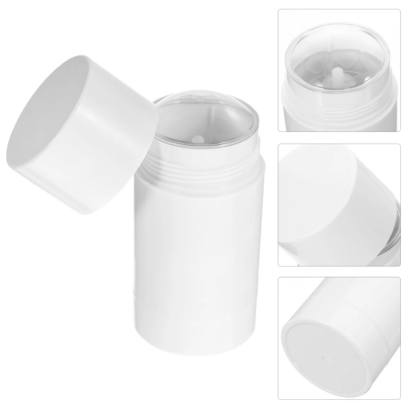 5 قطع من حاويات كريم البلسم، زجاجات بلسم عطر صغيرة قابلة لإعادة الملء، حاملات فرعية محمولة للسفر قابلة للتدوير #4