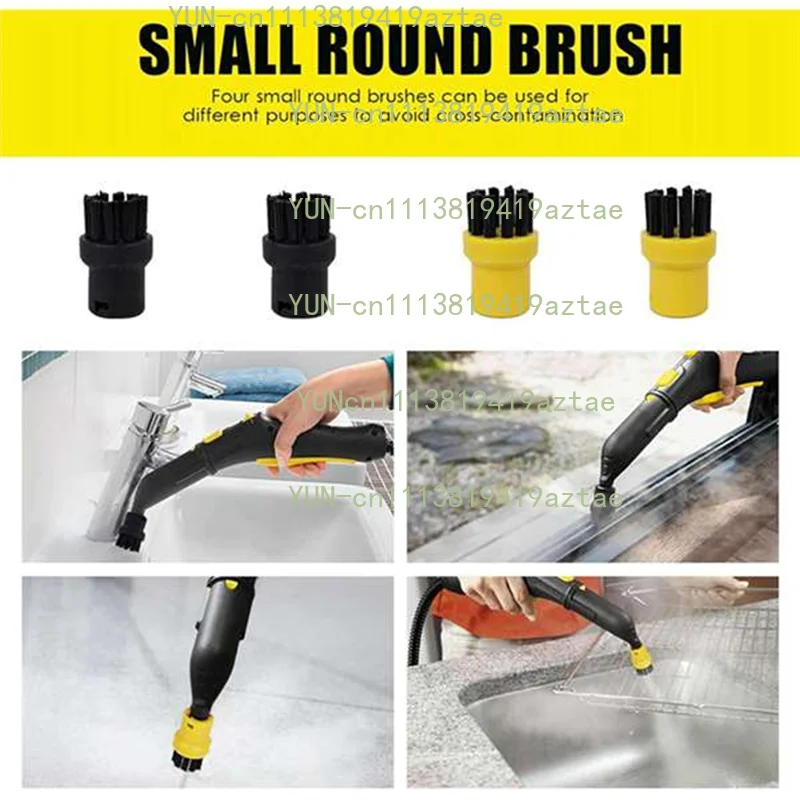 B98A-Stubborn Stain Remove Durable Nylon Brush Nozzle Set Forkarcher SC1 SC2 SC3 SC4 SC5 Steam Cleaner Part