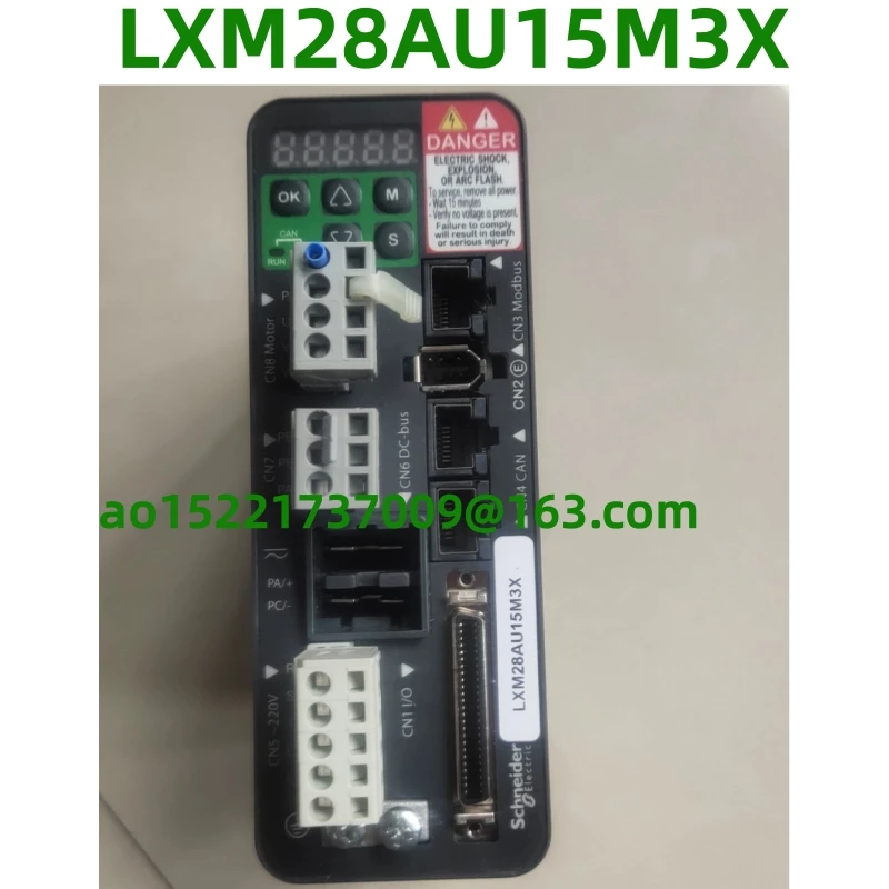 Original lxm28au15m3x servo drive 1500W Second-hand 9-layer new test is 100% OK LXM28AU15M3X AC servo drive 1.5KW