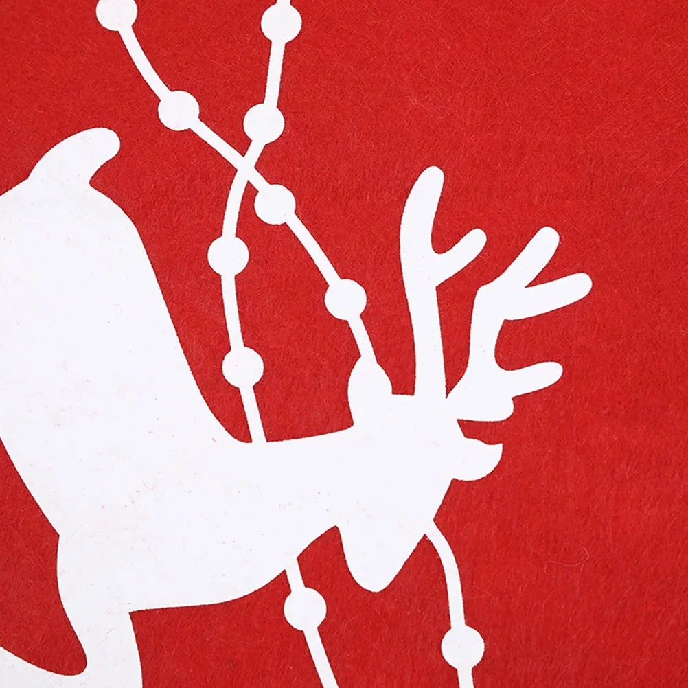 

80 Cm Elk Christmas Reindeer Tree Skirt Decorations Floor Mat Surround Ornament