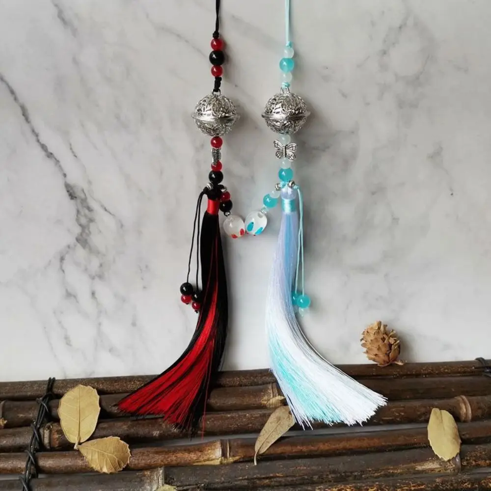 

Mo Dao Zu Shi Anime Keychain Cosplay Prop Wei Wuxian Waist Tassel Bells Bag Pendant TV Series Tassel Pendant Ornament
