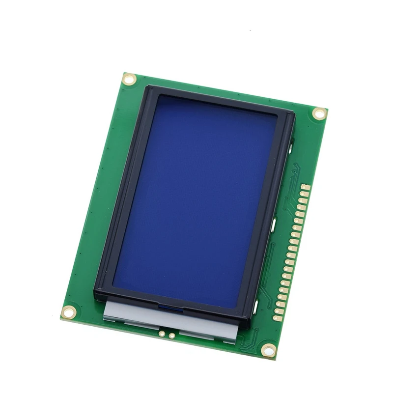 1/2/5/10/20Pcs LCD 12864B Blue Screen Yellow Green Screen LCD Display Screen 128*64 With Backlight IIC12C 12864B-5V