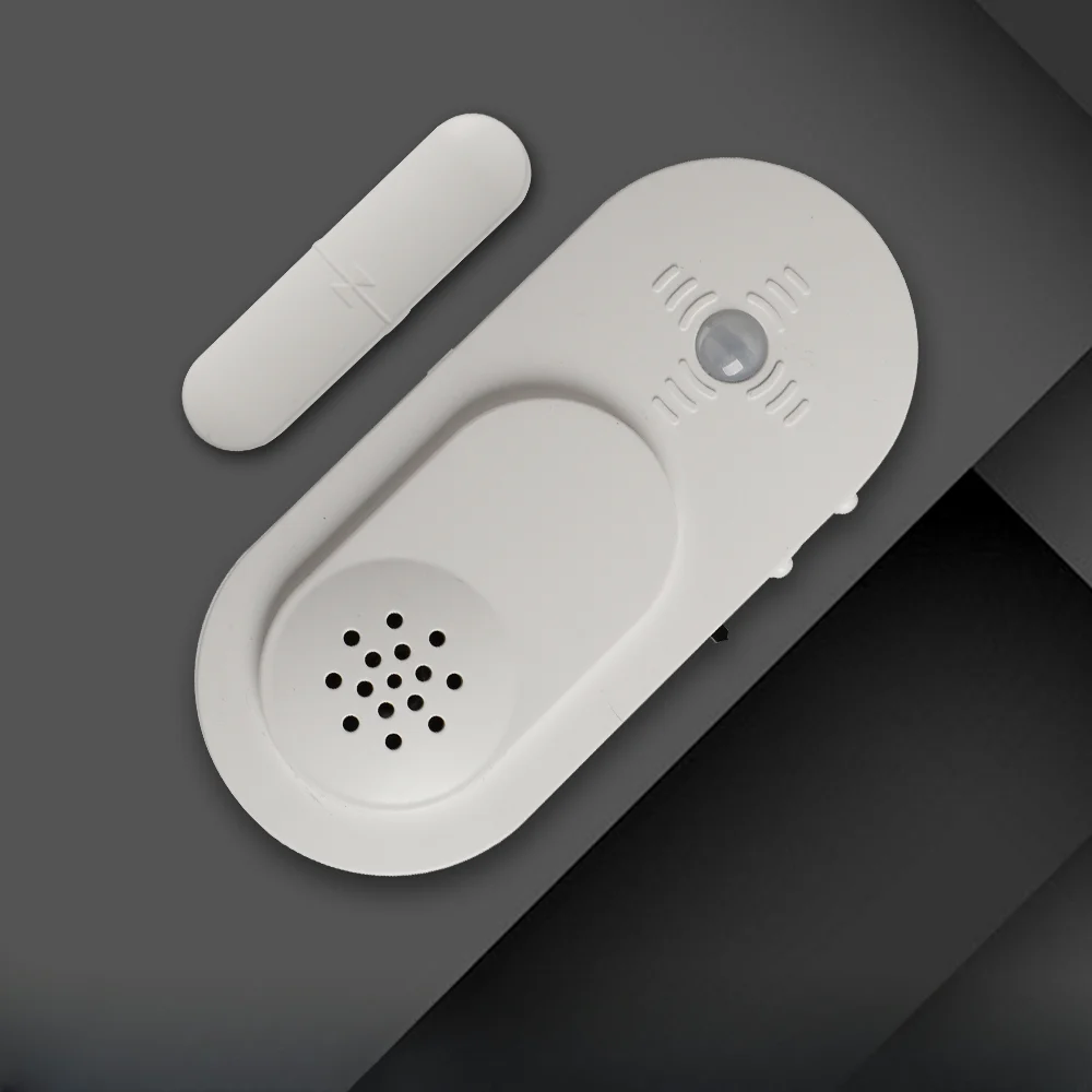 Door Magnetism PIR Motion Sensor Activated Voice Speaker Content Door Magnet Reminder for Forgetful People Window Door Sensor