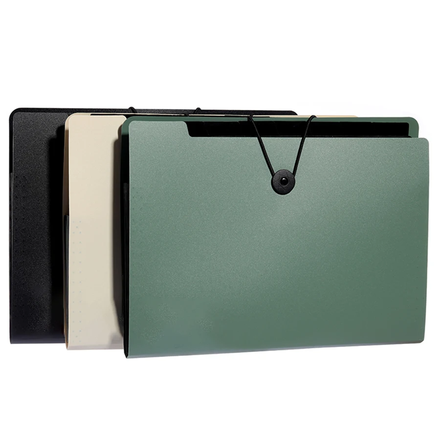 13-Pocket A4 Accordion Folder, Multi-Layer Student Organizer, 8-Pocket Exam File Holder, 5-Pocket Insert Storage Pouch