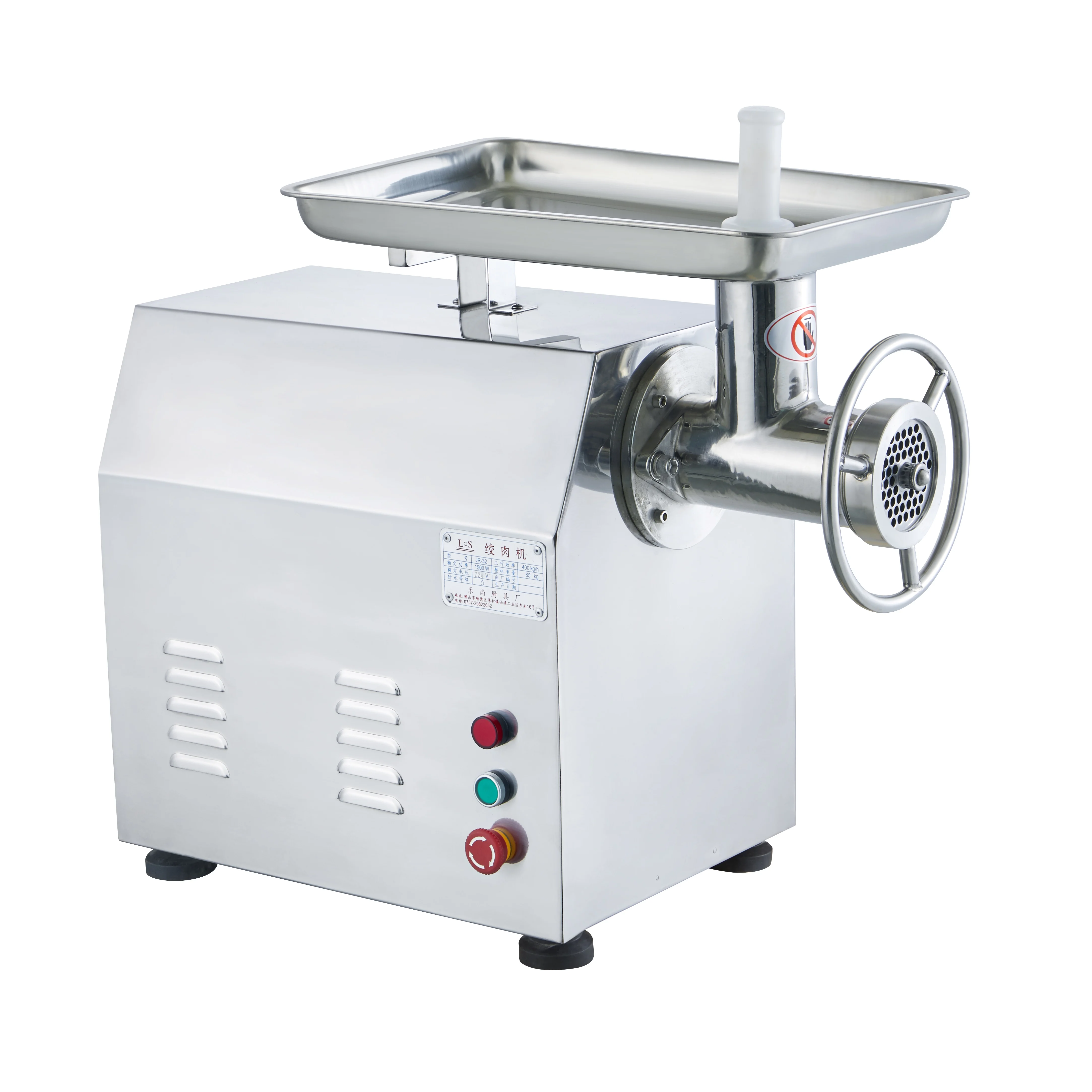 New Multi-Function Electric Vegetable Meat Grinder Fish Sausage Maker Commercial Food Grinder Stainless Steel Automatic High