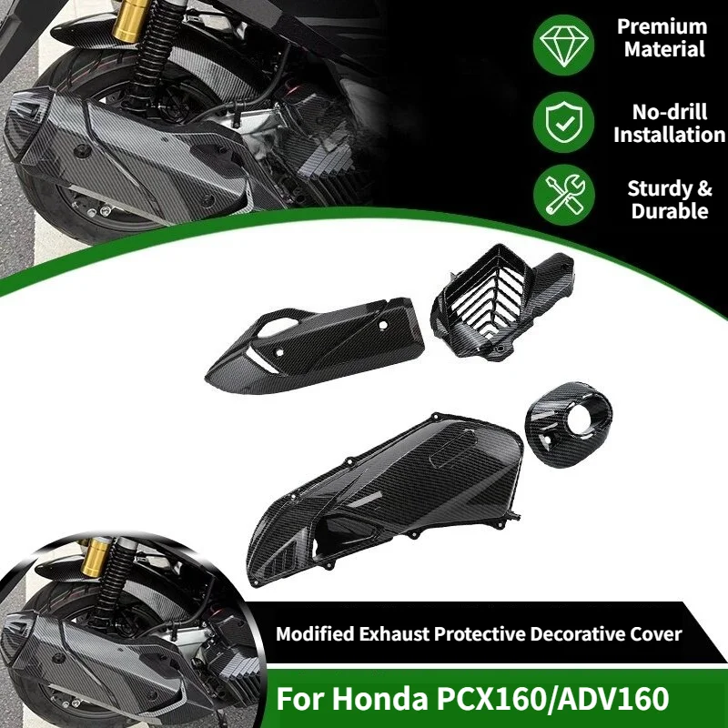 4pcs Motorcycle Accessories for Honda PCX160 PCX 160 ADV160 ADV 160 Air Filter Heat Dissipation Exhaust Cover Replacement Cover