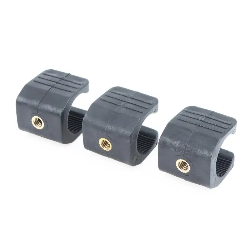 1/3Pcs Flashlight Mount Holder Clip U Shape Grip Stand Tripod Mount For 22 - 27mm 30 - 40mm 26650 Fishing Light Lamp