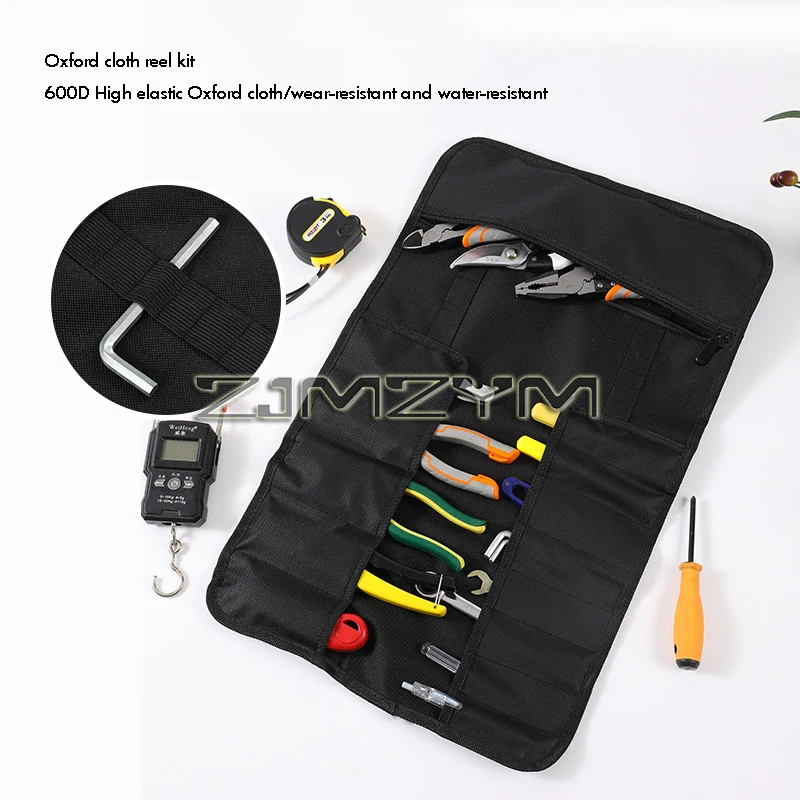 Multifunctional Tool Roll Bag Canvas Roll Tool Bag Organizer Tools Storage Bag Case For Hardware Bag
