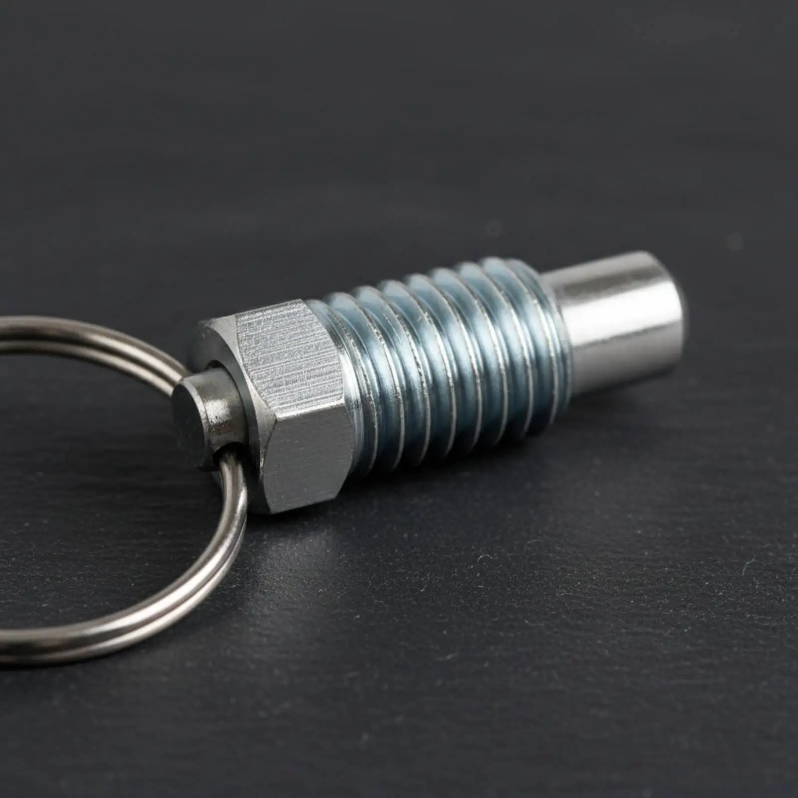 Stainless Pin Plunger Pull Ring Locking Pin 10.9 Grade Heavy Duty Retractable Indexing Pin for Machinery