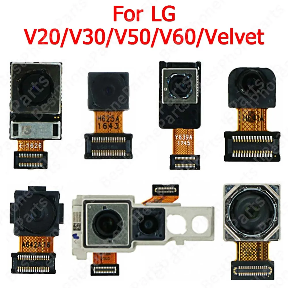 Selfie Big Backside Back View Facing Camera For LG V20 V30 V50 V60 Velvet 5G Rear Front Camera Module Replacement Flex Cable