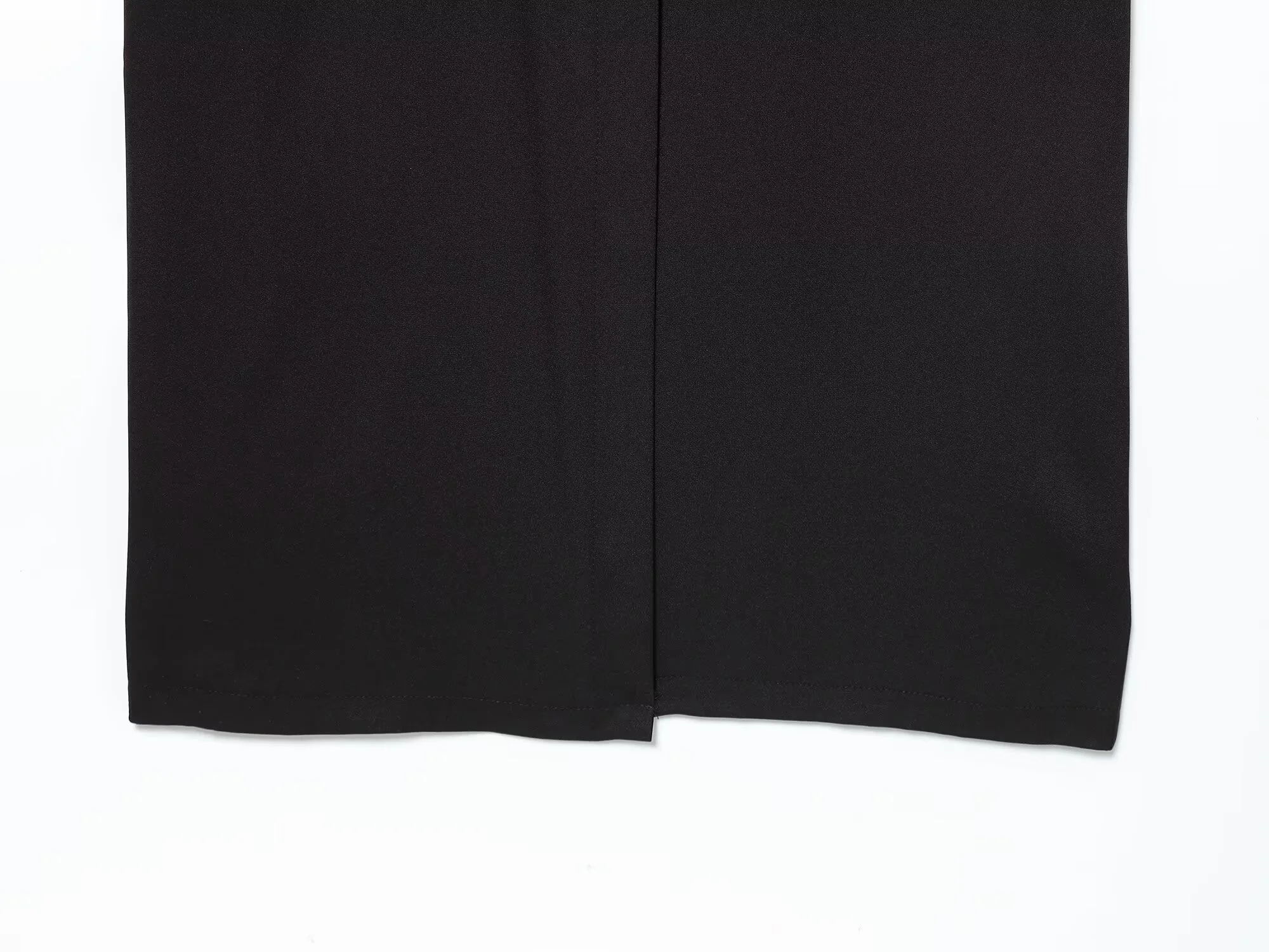 欧米2025年冬新作レディースファッション シンプルでスリムフィット、ベルト付き、長袖ミディ丈ワンピース