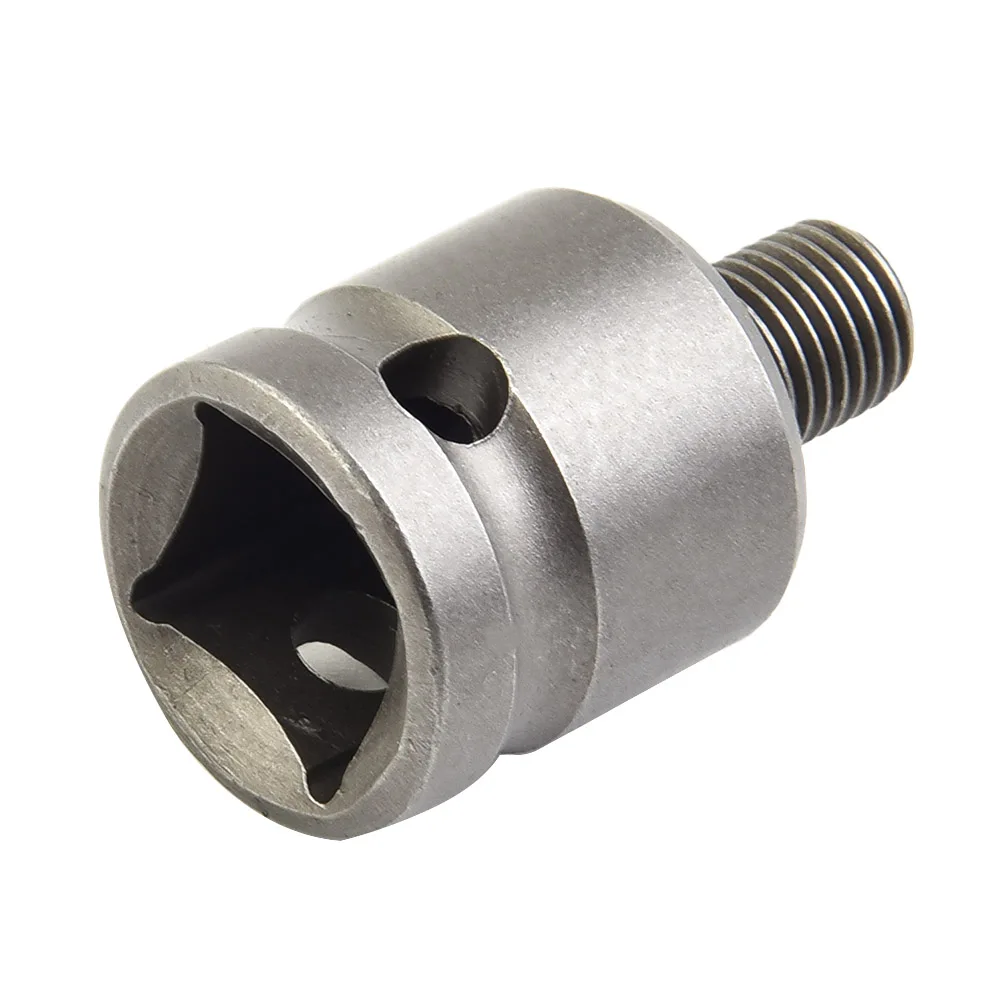 Efficient Drill Chuck Adapter 0.8mm-10mm 3/8-24UNF 4pcs Adapter Chuck Converter Keyless Socket Square