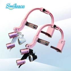 Dental LED Headlight Lamp Dentist Surgical Headlight Magnifier Binocular Loupes Lights Head-mounted Magnifying Glasses