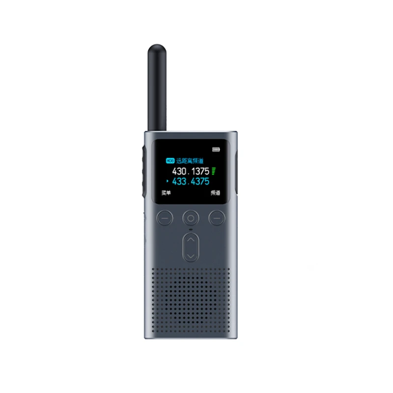 New Xiaomi Walkie Talkie 2S 1.77"Color Screen 4W Power 120-hour Standby Dual Mode 5km Call Distance IP54 Outdoor Intercom