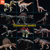 Simulation Jurassic Small Dinosaur Tyrannosaurus Spinosaurus Brachiosaurus Model Collection Hollow Decor Action Figures Kids Toy
