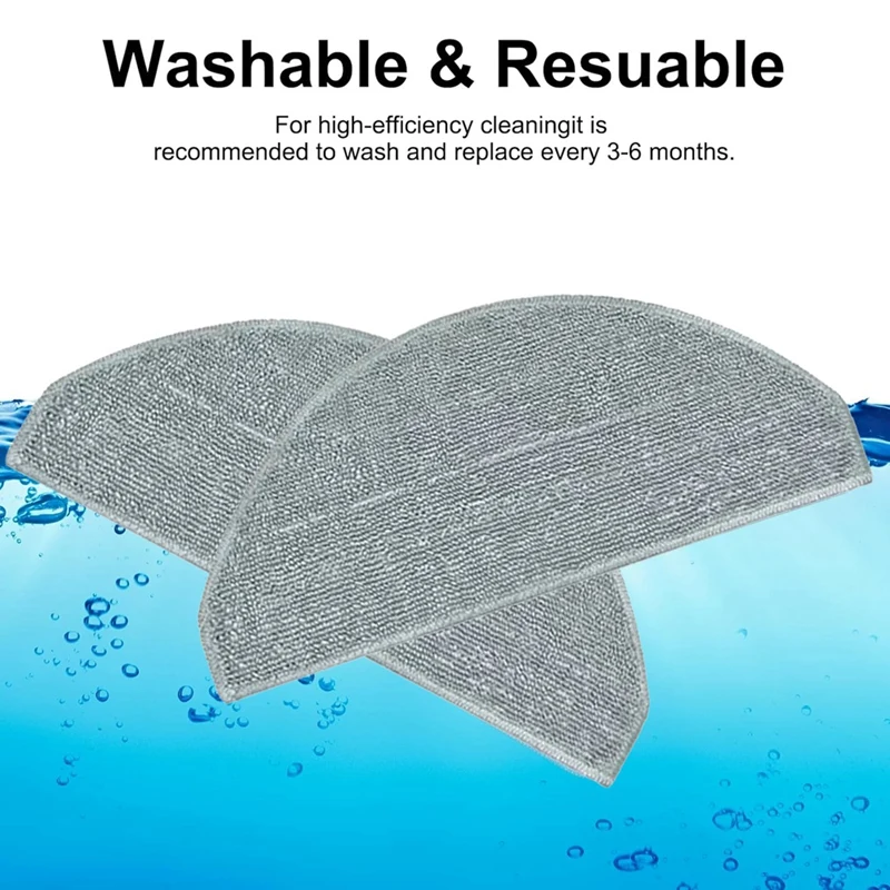 17PCS For Honiture V8 Pro Robot Vacuum Cleaner Accessories Replacement Washable Main Brush Side Brush Filter Mop Cloth