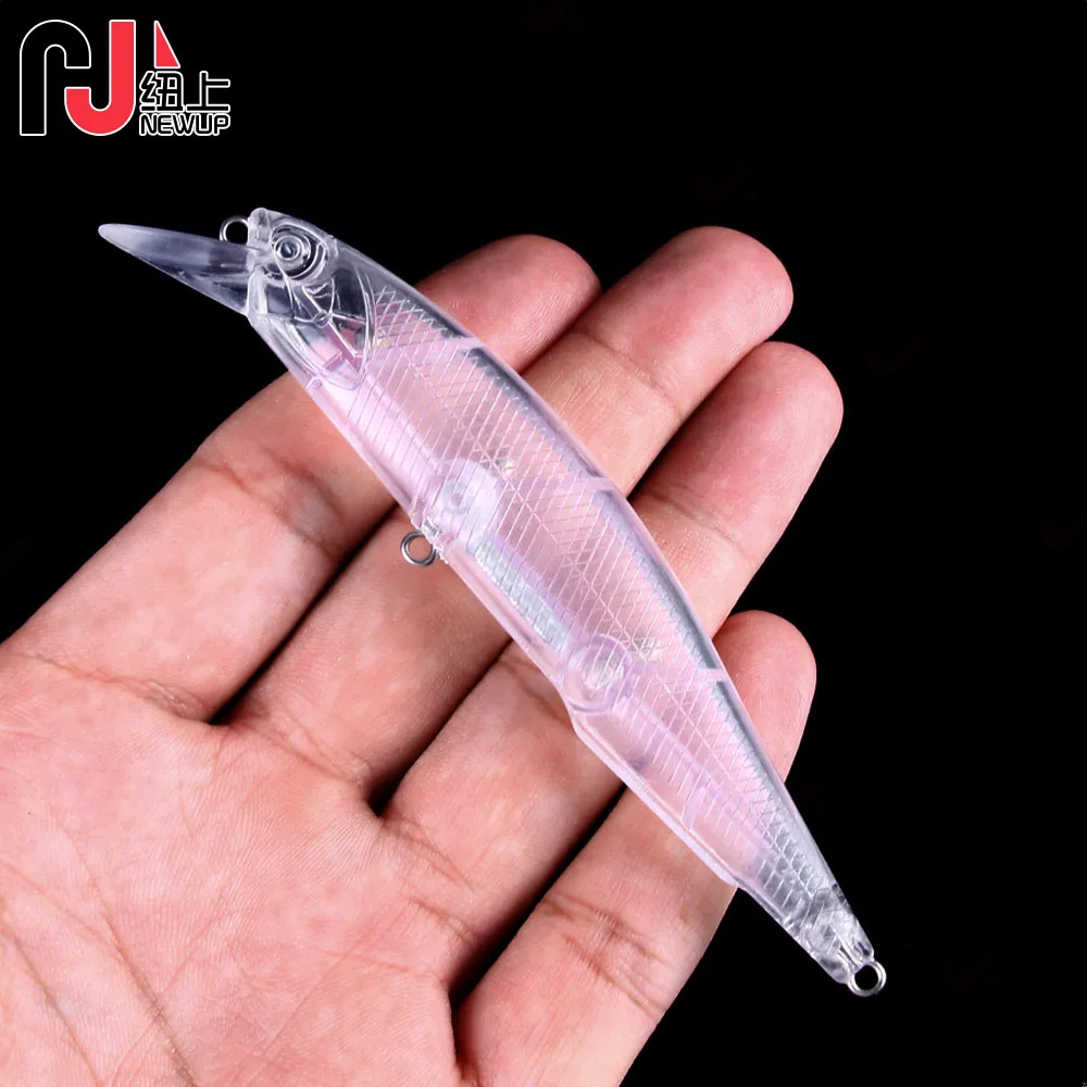 10pcs/Lot  Minnow Blank Hard Lure Kit 11cm 6# Unpainted Fishing Bait for DIY Unpainted Fishing Lure Tackle