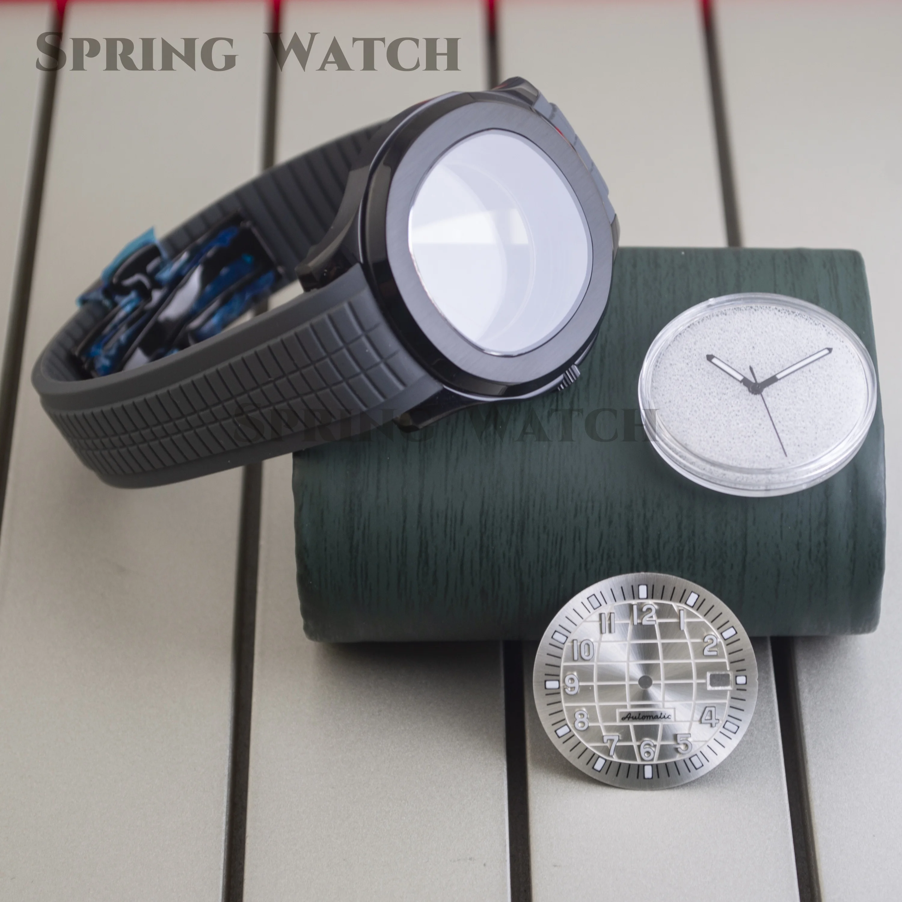 caixa-de-relogio-de-42-mm-para-o-modelo-aquanaut-nautilus-com-mostrador-ponteiros-e-bracelete-de-borracha-compativel-com-os-movimentos-nh35-e-nh36-pecas-para-relogios