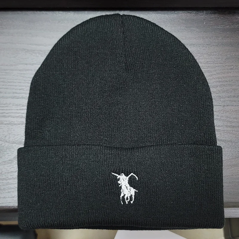 Fashion Embroidery Grim Reaper Japan Beanie Knitted caps Winter thick hats Men Women Unisex Girls boy knit Cap Warmer Bonnet hat