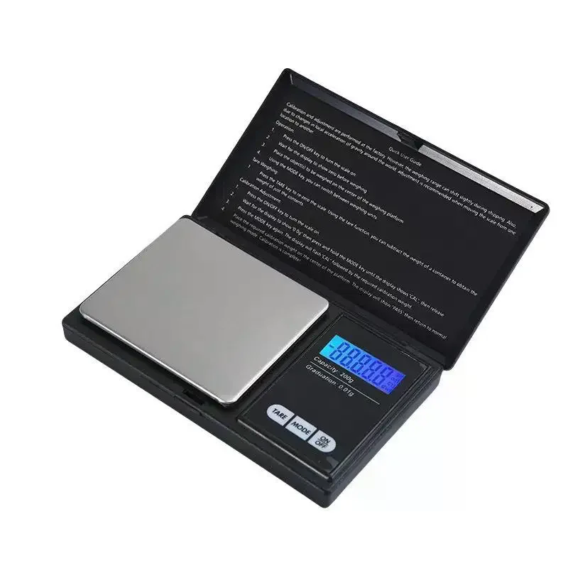 Mini Digital Pocket Scale High Precision Stainless Steel 0.01g Portable Jewelry Gold Weight Electronic Tool
