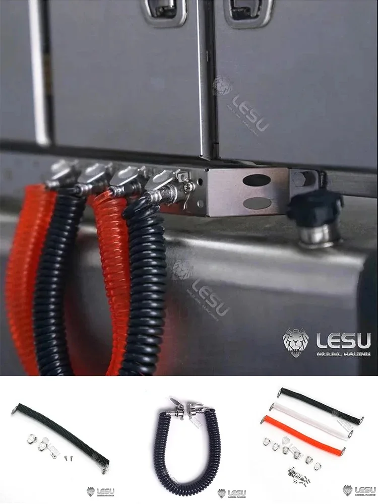 LESU Modell-Dekorationsdraht aus Kunststoff für Lesu 1:14 RC-Traktor-LKW-Anhänger, DIY für Tamiya Man Modell-LKW, DIY-Zubehör, Spielzeug – Detail 8