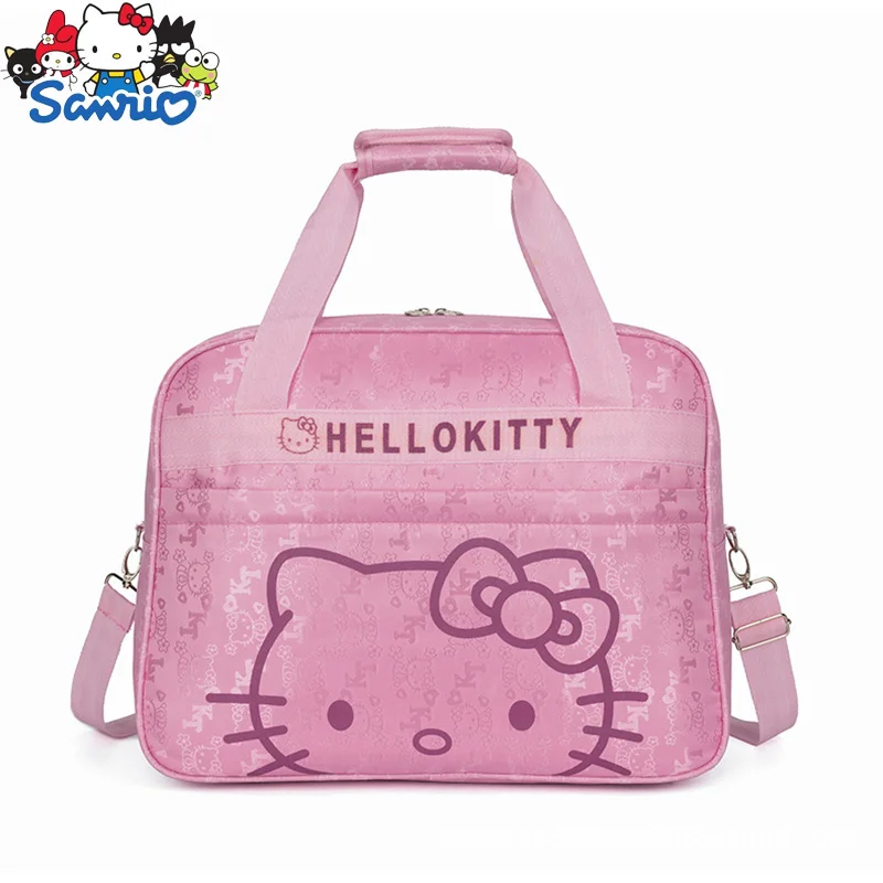 Kawaii Sanrio Hello Kitty Duffel Bag Handbag Travel Bag Y2k Hello Kitty Large Capacity Shoulder Bag Backpack Birthday Gifts