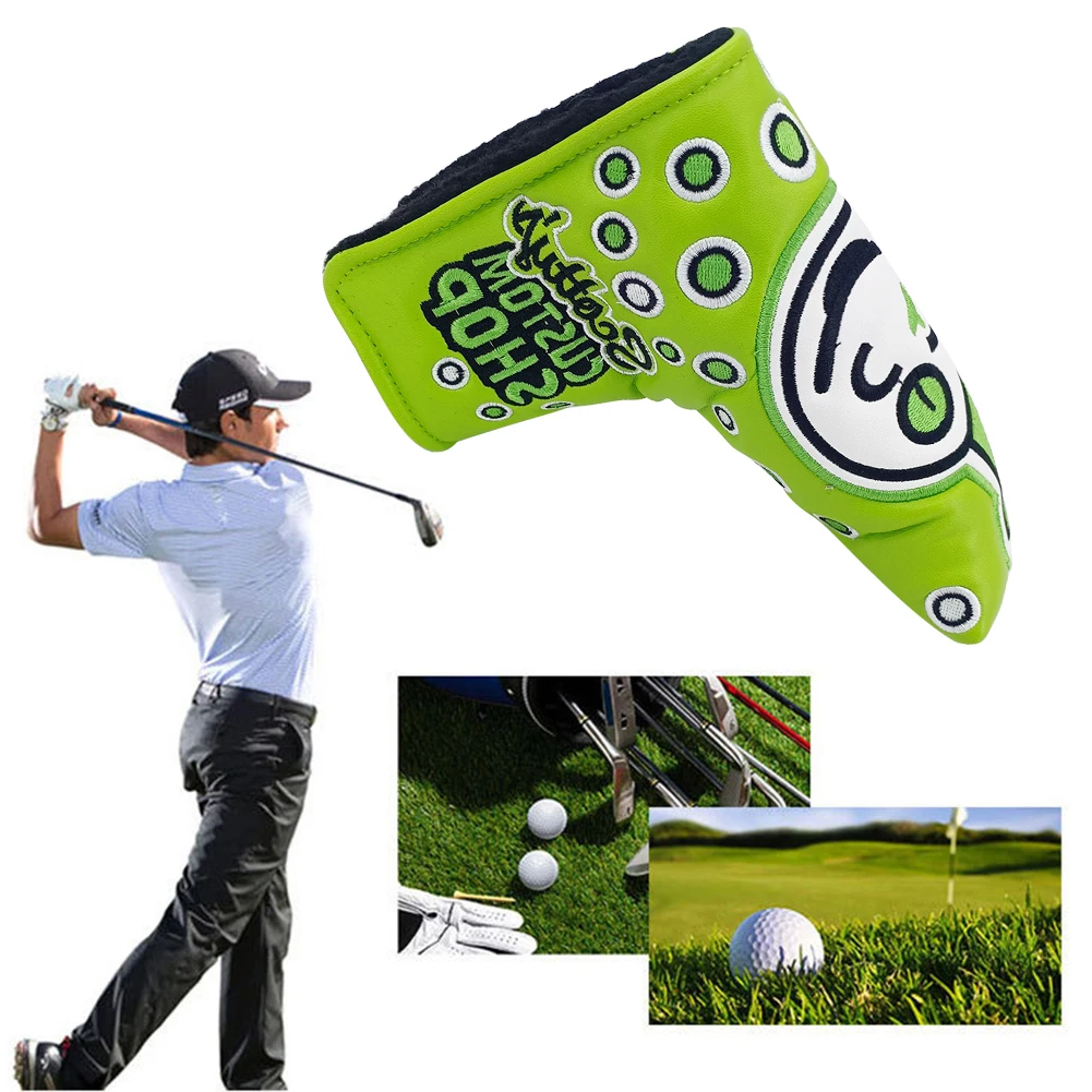 PU Golf Headcovers Sticker Buckle Golf Club Protective Cover Durable Universal Anti-Collision Pressure Sporting Accessories