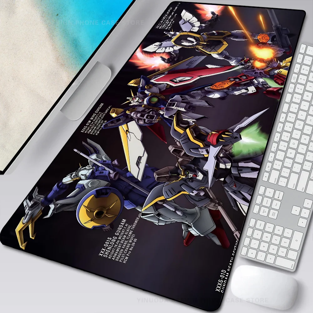 G-Gundam Wing  Mousepad Mouse Mat Desk Mat With Pad Gaming Accessories Prime Gaming XXL Keyboard Pad