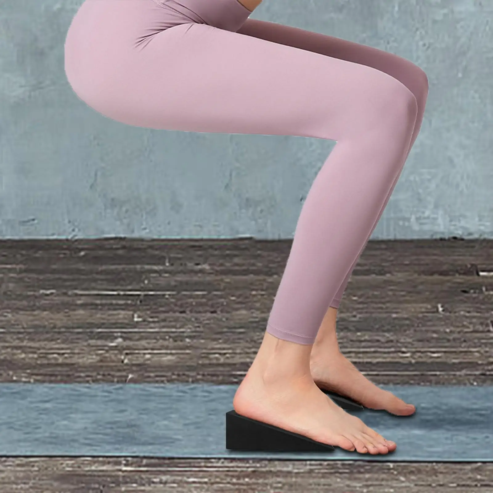 EVA Foam Yoga Brick Wedge Blocks Slant Board Calf Stretcher Fitness Accessory for Home Gym Pilates