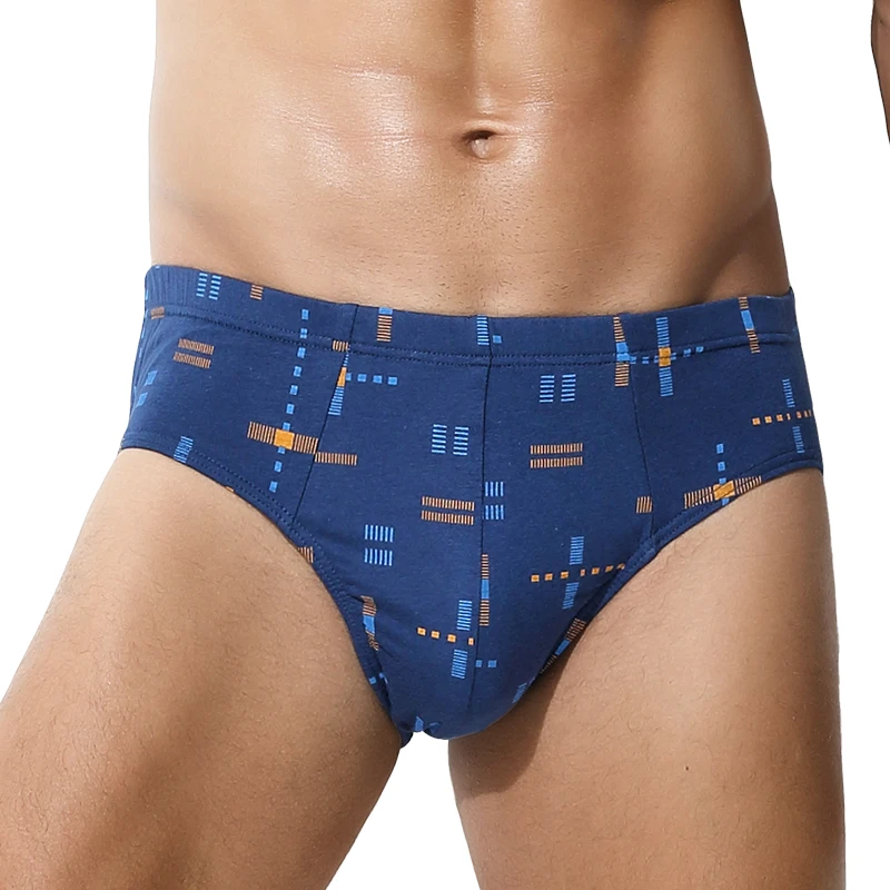 2PCSHerren-Unterwäsche aus reiner Baumwolle, dreieckige kurze Unterhose, sommerliche dünne antibakterielle Herren-Unterhose