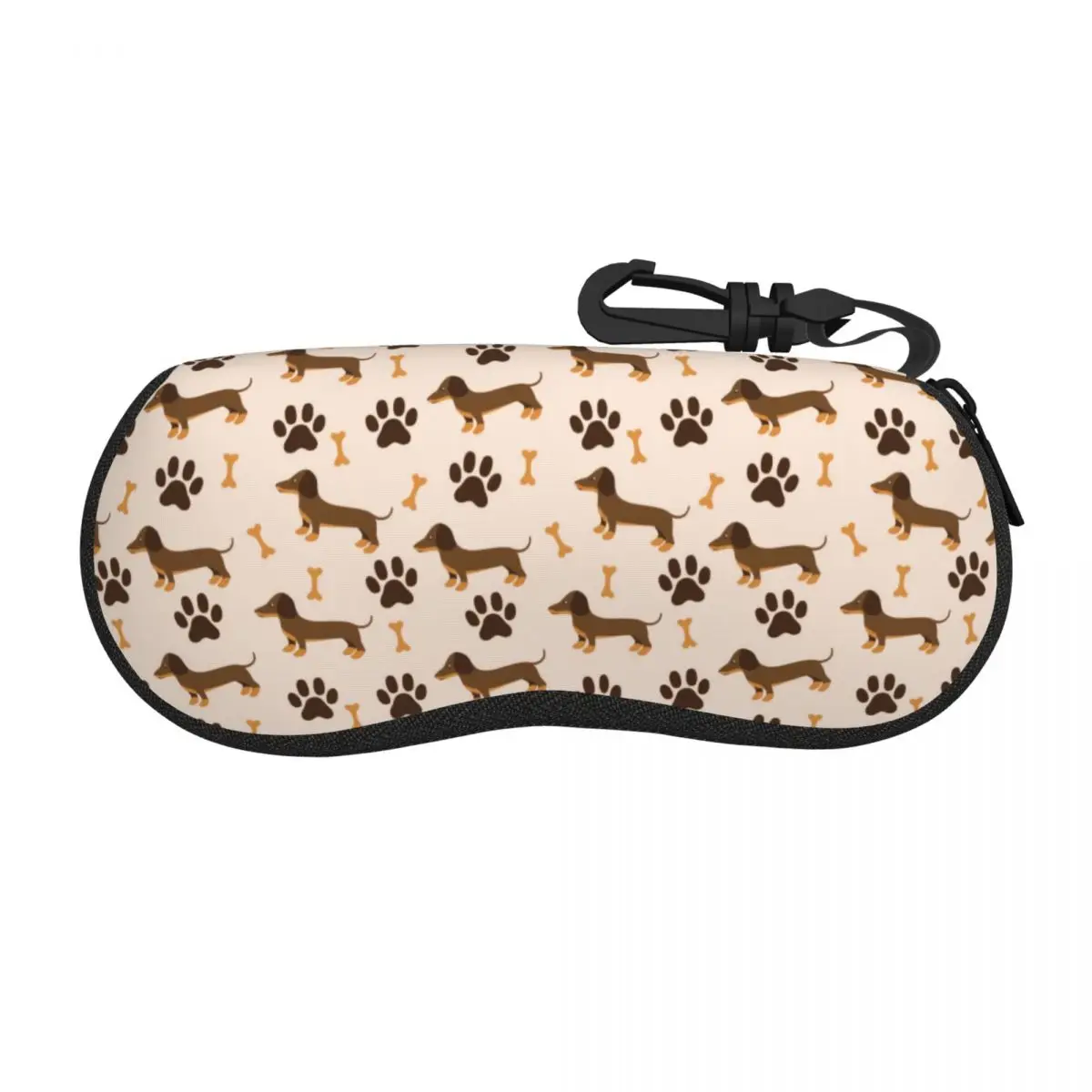 

Custom Dachshund Sausage Dog Shell Eyeglasses Protector Cases Men Women Sunglass Case Animal Puppy Lovers Glasses Bag