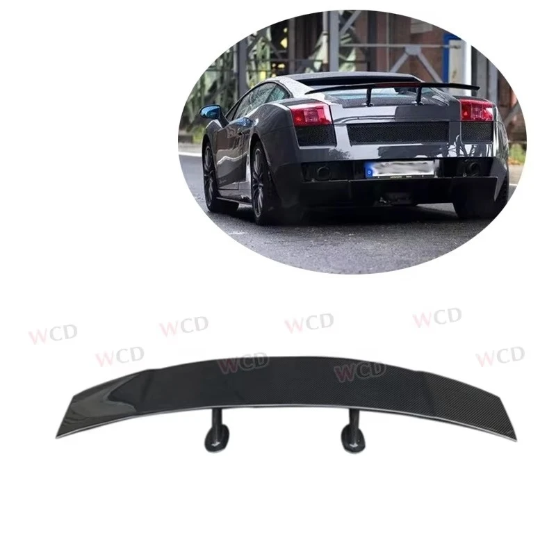 

Carbon Fiber Rear Spoiler for Gallardo LP550 LP560 LP570 Rear Trunk Lip Tail Wing Spoiler Car Bodykit