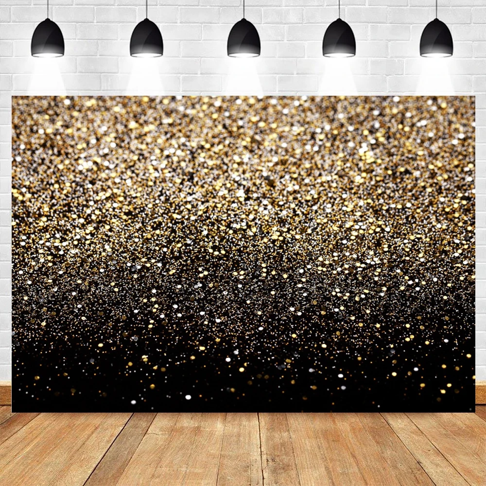 Fantasy Glitter Light Bokeh Birthday Backdrop Polka Dot Shimmer Sequin Wedding Party Photography Background Decor Photo Studio