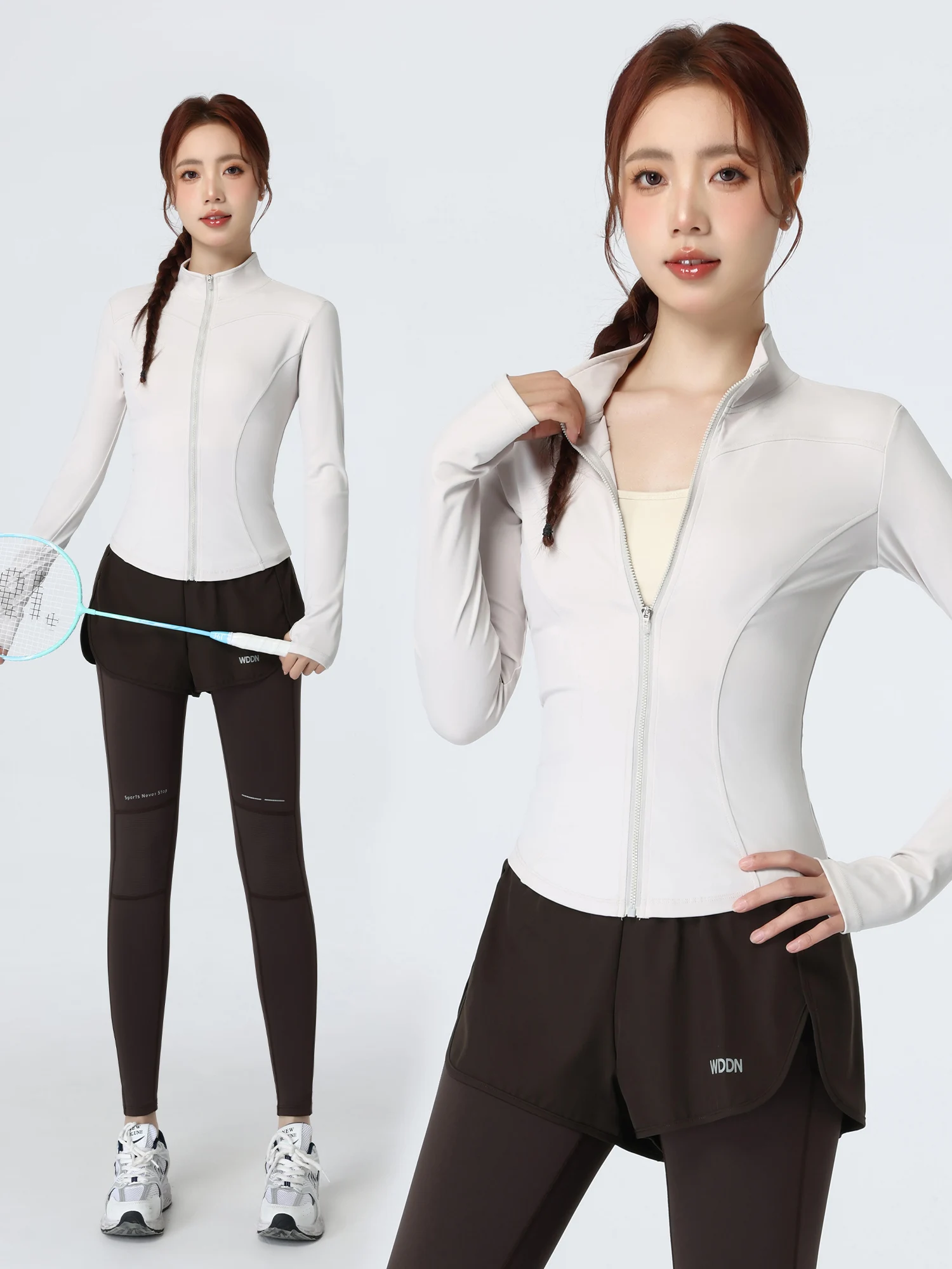 

Profional Badminton orm Women's 2026 New Yoga Sportswear Set Outdoor Qui Dry Morning Run Training Fitn Long Sve