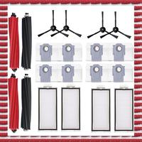 A97G 20PCS For Roborock Q5 MAX+ / Q5 Duoroller+ Robot Vacuum Cleaner Accessories Replacement Main Side Brush Filter Dust Bag