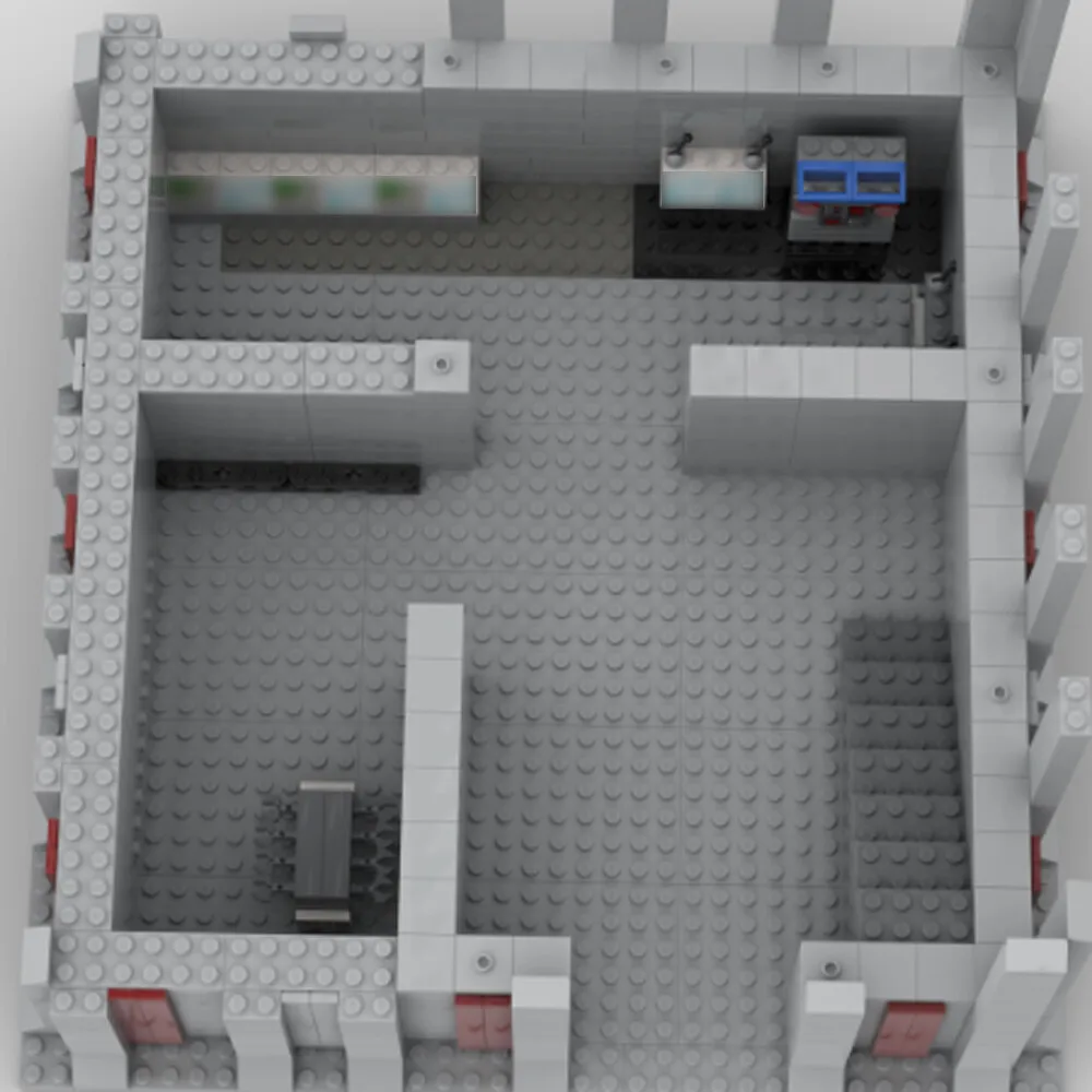 

MOC-137842 Big Outpost with Interior, Antenna and Turrets 1194 Parts Gift