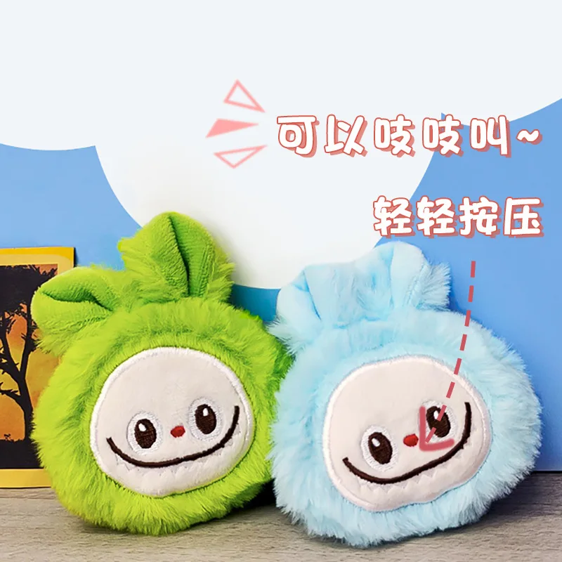 

Hot new rag cloth pendant cute cartoon plush dolls bff keychain pendant cute will squeak dolls