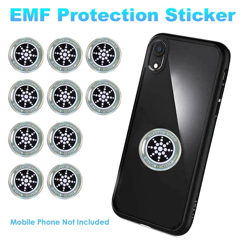 10PCS EMF Protection Sticker Anti Radiation Cell Phone Sticker For Phone Iphd Laptop And All Electronic Devices