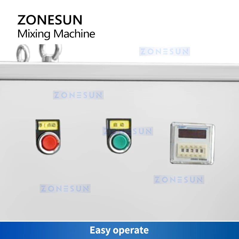 ZONESUN Dry Powder Mixing Machine Agarbatti Masala Coffee Tea Blender Food Chemical Pretreatment Equipment ZS-SBH10
