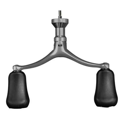 Imagen 1 del producto Brazo de carrete giratorio, mango de caña de pescar, carrete de pesca, mango eléctrico, mango atornillado de brazo simple/doble