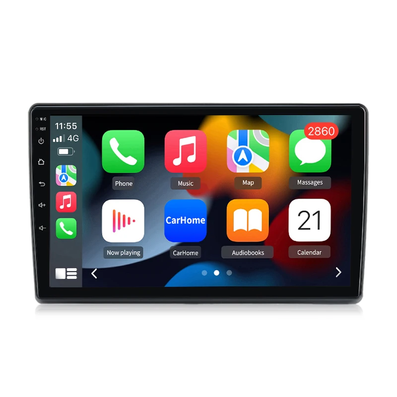 Junsun Android Auto Autoradio für Fiat Ducato Peugeot Boxer 2 Citroen Jumper 2 2006-2023 Multimedia Wireless Apple CarPlay Intelligente Systeme IPS Touchscreen Stereo Video Player 2 Din Autoradio Head