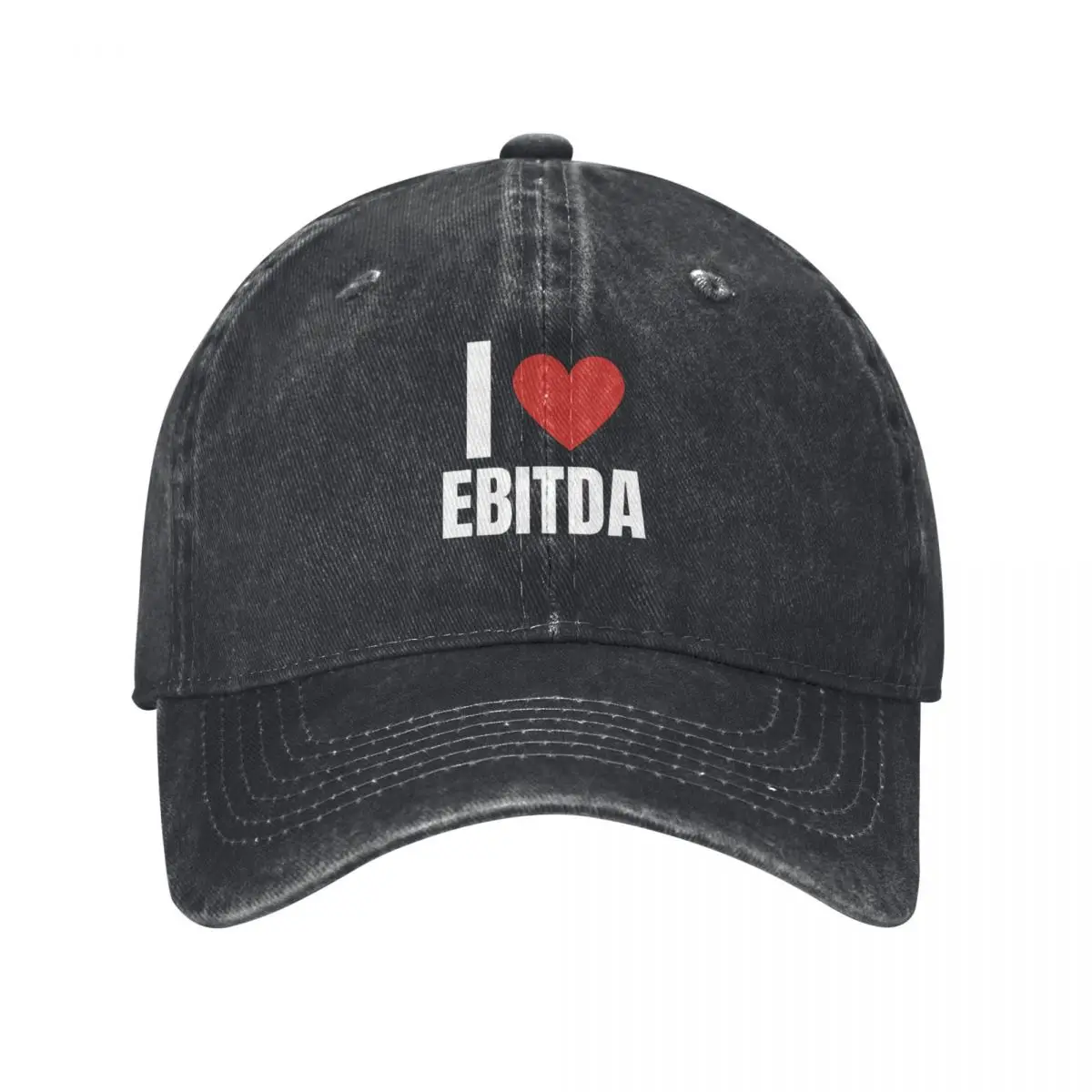 i love ebitda Baseball Cap Sun Cap Wild Ball Hat Golf Wear Golf Hat Man Trucker Hats For Men Women's