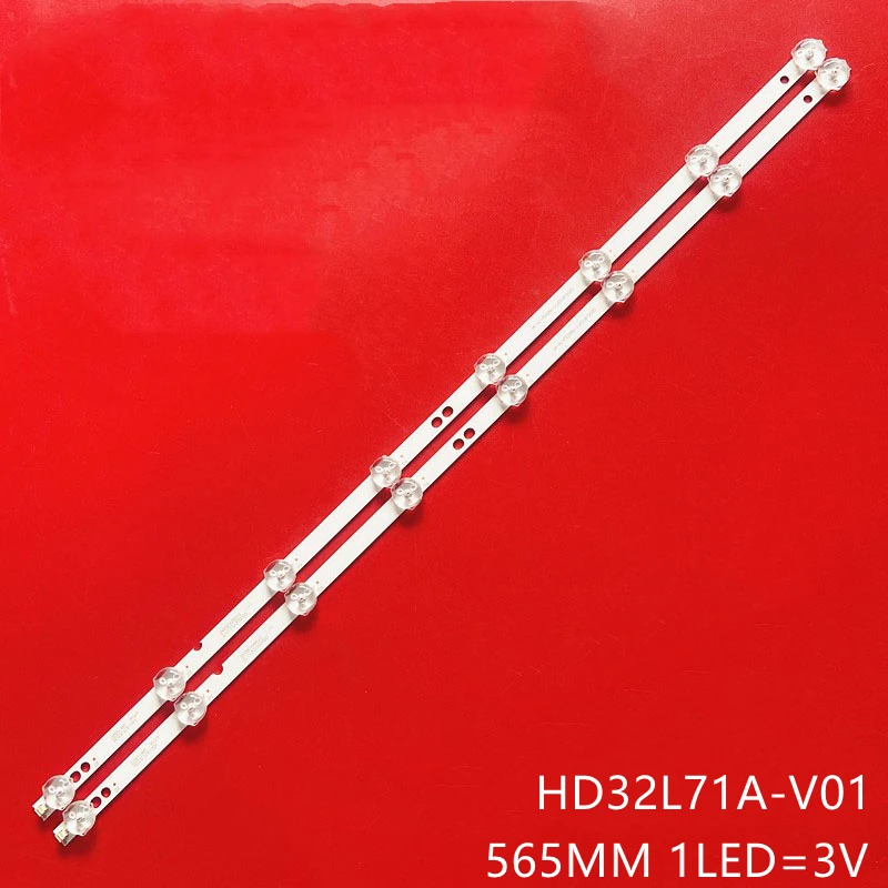 

FOR LCD TV backlight bar HD32L71A-V01 DSBJ-WG 31.11.031500050 563mm 8Leds 100%new 3V LED backlight strip