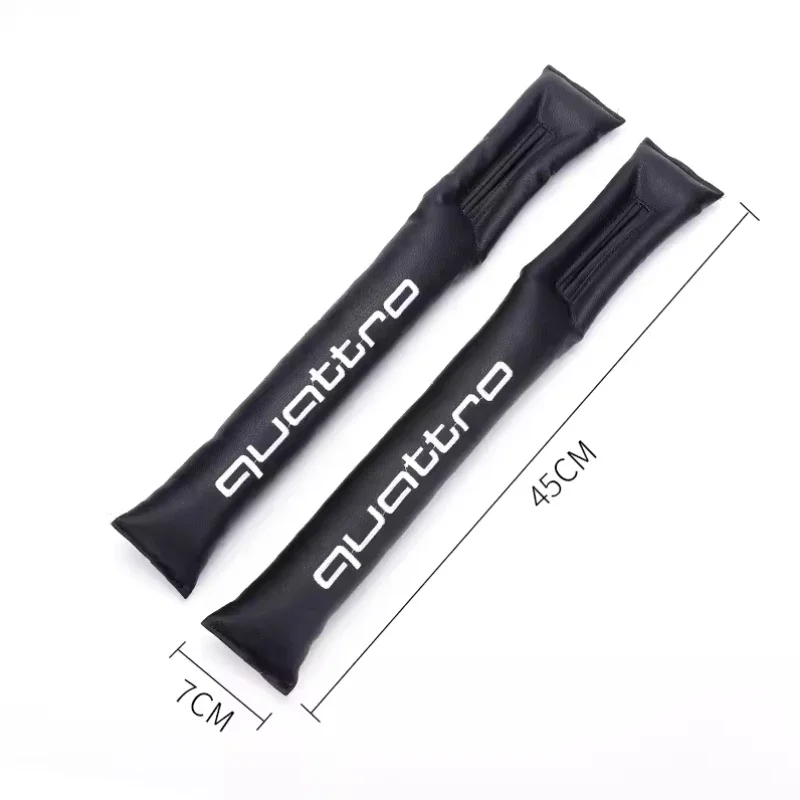 2PCS Car Seat Cushion Gap Filling For Audi A6 C5 C6 C7 C8 A4 B5 B6 B7 B8 B9 S3 S4 S5 Q3 8U Q5 8R Q7 Q8 TT A3 8V V8 8P A5 A7 A8